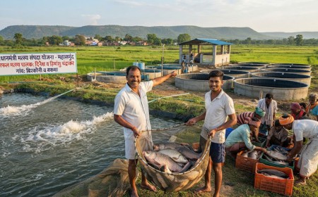धान की खेती से आगे बढ़े महासमुंद के किसान, मछली पालन ने बदली गांव की तस्वीर