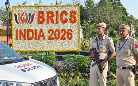 दिल्ली में BRICS शिखर सम्मेलन को लेकर हाई अलर्ट, 15 हजार पुलिसकर्मी संभालेंगे सुरक्षा; कई सड़कों पर ट्रैफिक डायवर्जन