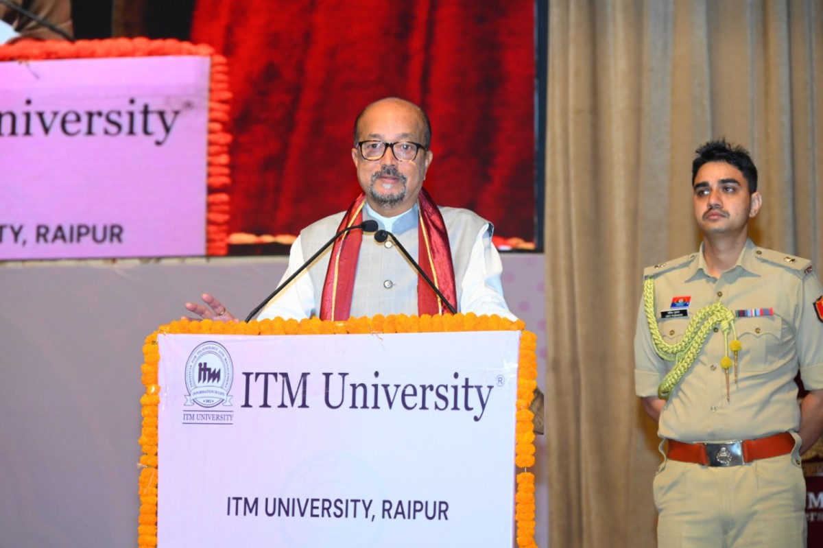 ITM विश्वविद्यालय रायपुर का 11वां दीक्षांत समारोह: राज्यपाल रमेन डेका ने युवाओं से स्टार्टअप और नवाचार अपनाने का किया आह्वान