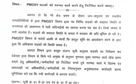 सूरजपुर में PMGSY की खराब सड़कों पर मंत्री लक्ष्मी राजवाड़े सख्त, कलेक्टर को दिए सुधार के निर्देश