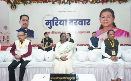 बस्तर दशहरा के मुरिया दरबार में राष्ट्रपति द्रौपदी मुर्मु ने की आदिवासी परंपराओं की सराहना, शिक्षा और संस्कृति संरक्षण पर दिया जोर