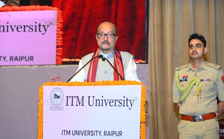 ITM विश्वविद्यालय रायपुर का 11वां दीक्षांत समारोह: राज्यपाल रमेन डेका ने युवाओं से स्टार्टअप और नवाचार अपनाने का किया आह्वान